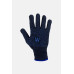Blue Double Side Dotted PVC Gloves with Non Slip and Abrasion Resistance
